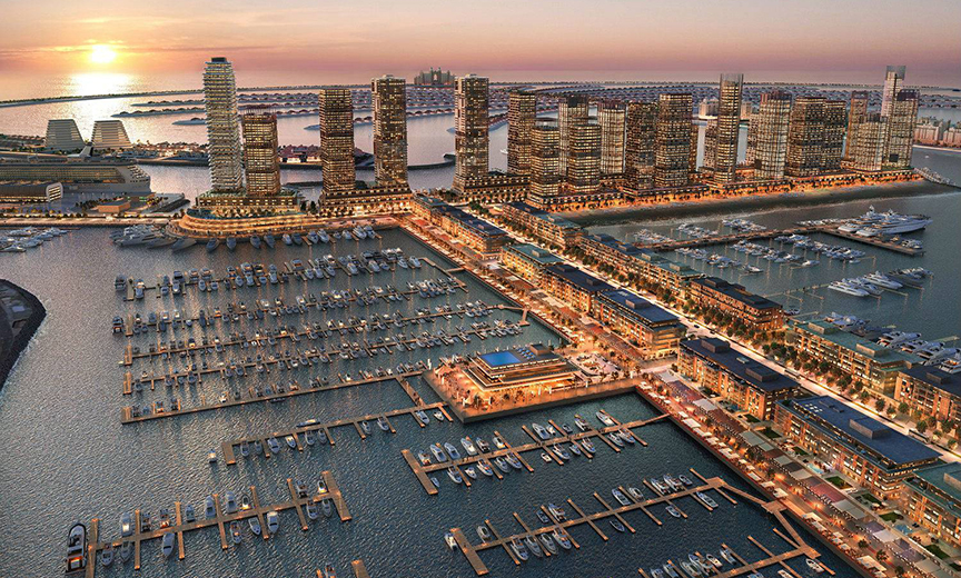 Emaar Beachfront private beach island living