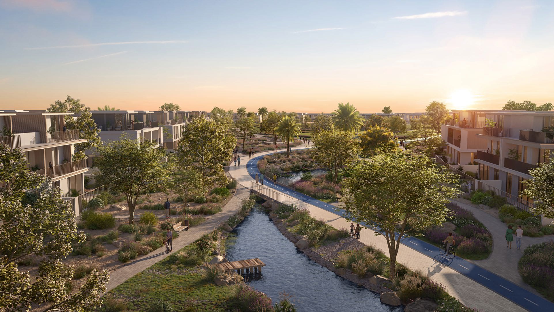 The Valley parks and townhouses