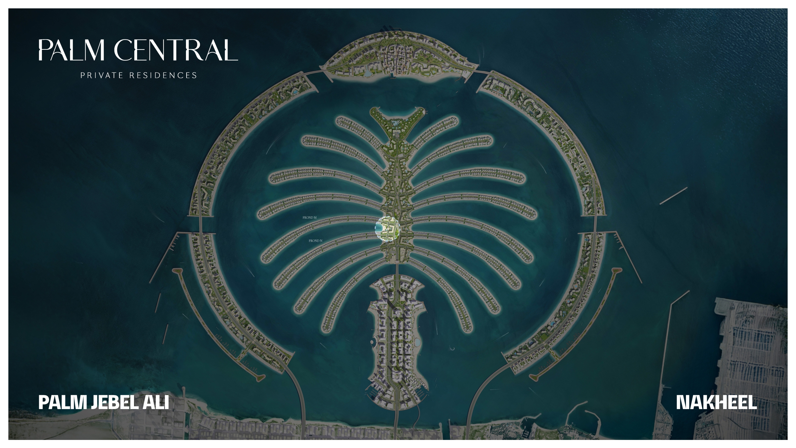 Palm Jebel Ali masterplan — full sheet