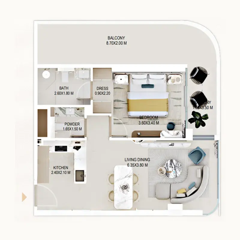 1 Bedroom