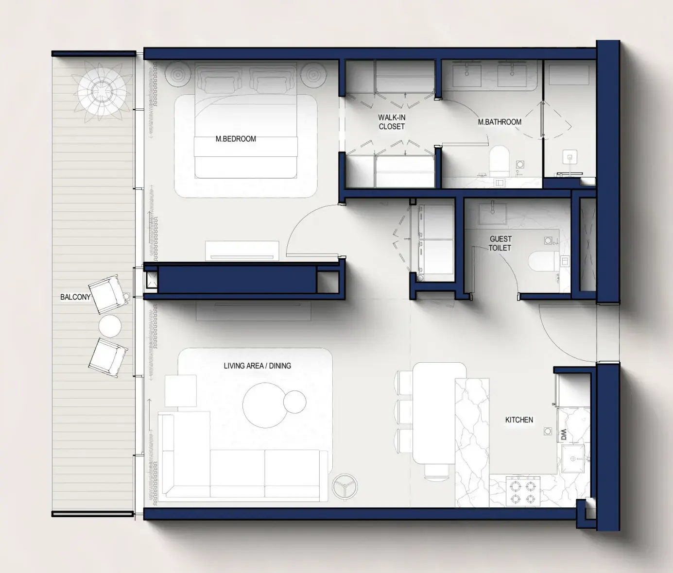 Unit 1 BR Typical Unit 