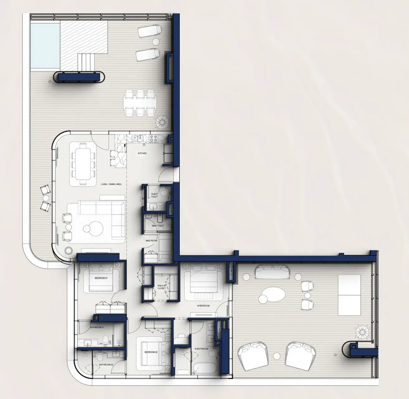 3BR Penthouse
