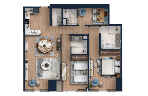 2-bedroom apartment