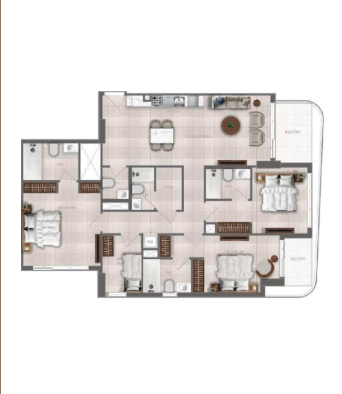 3-bedroom apartment