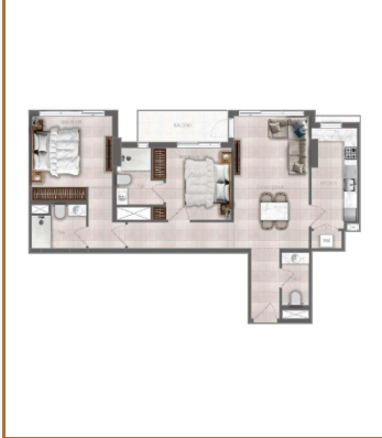 2-bedroom apartment