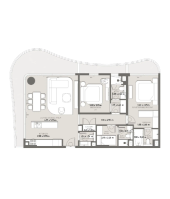 2-bedroom apartment