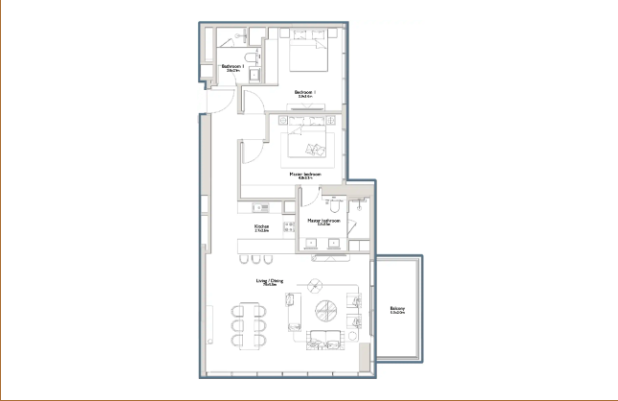 2-bedroom apartment